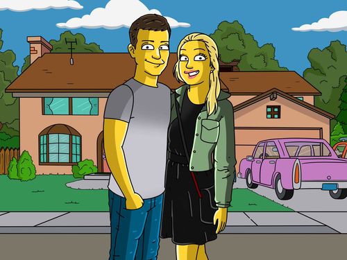 Customer photo review of Le Cadre Simpson Personnalisé