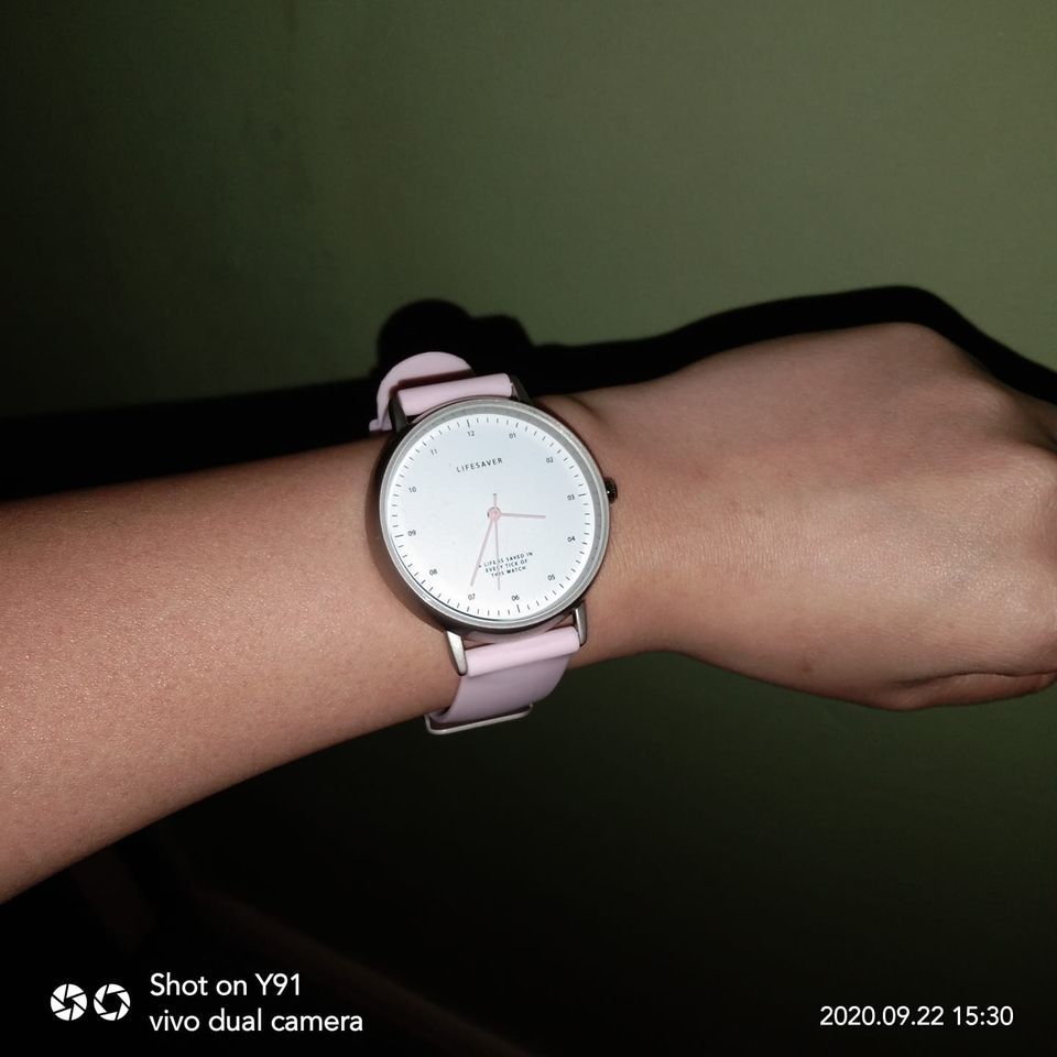 Customer photo review of Life Saver Watch 4.0 – Pink