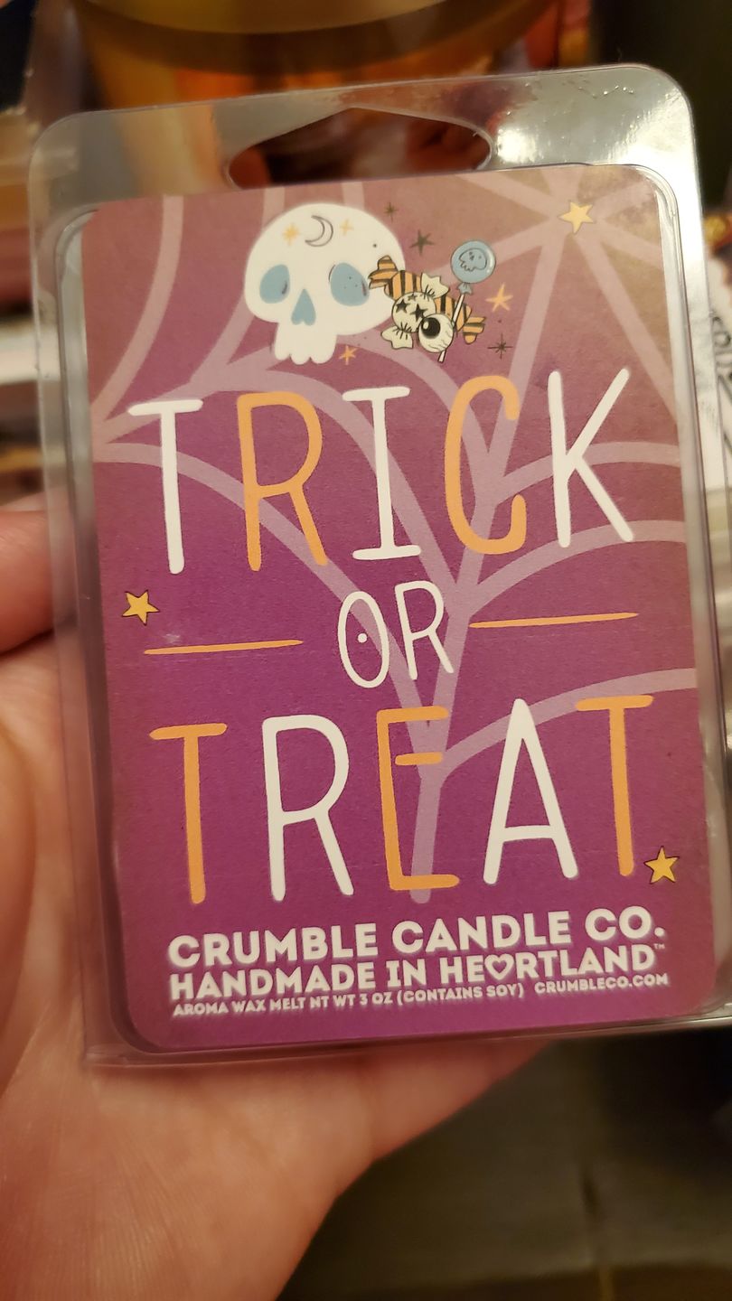 Customer photo review of Trick Or Treat Wax Melts