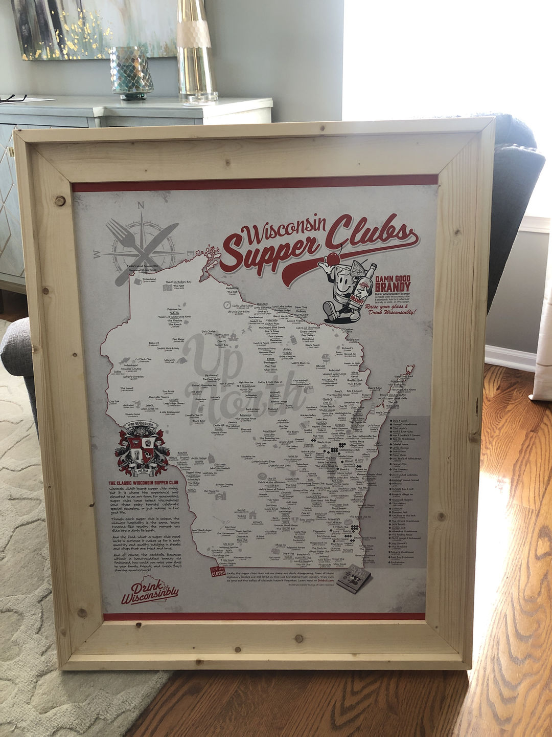Customer photo review of Wisconsin Supper Clubs Poster