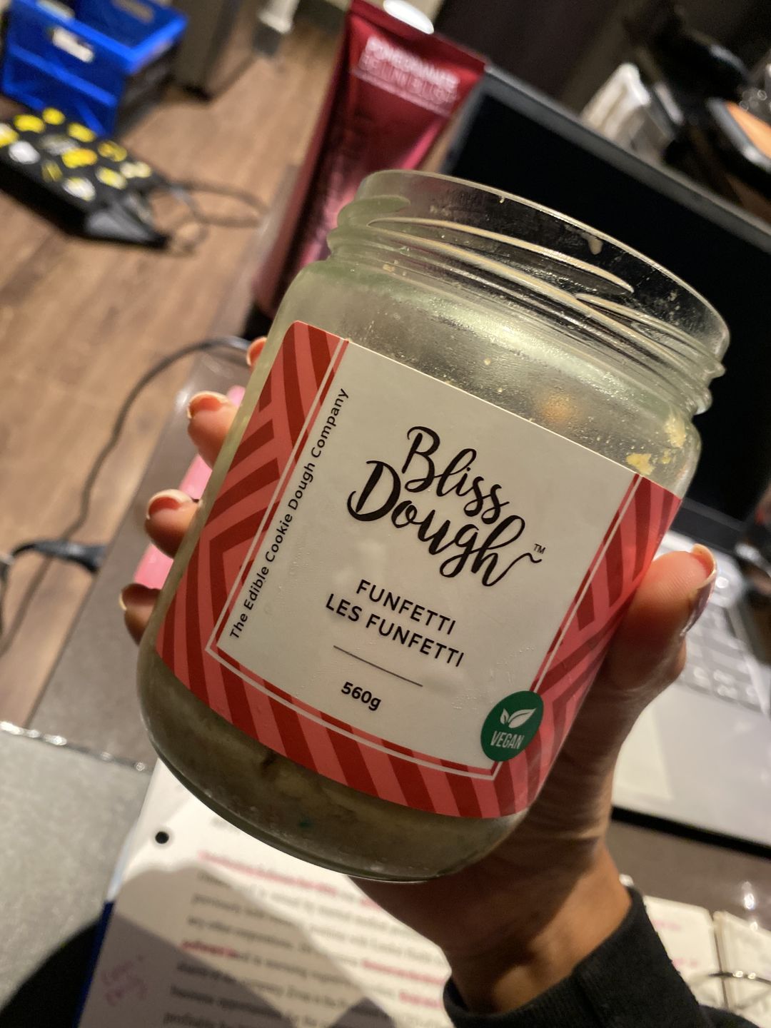 Customer photo review of Funfetti Cookie Dough