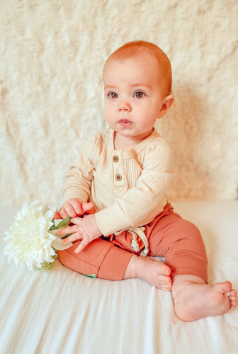 Customer photo review of Emory joggers in spice