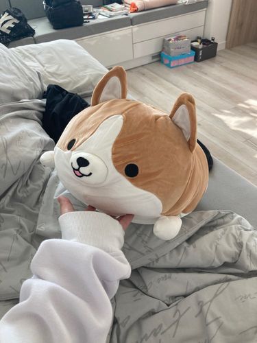 squishy corgi pillow