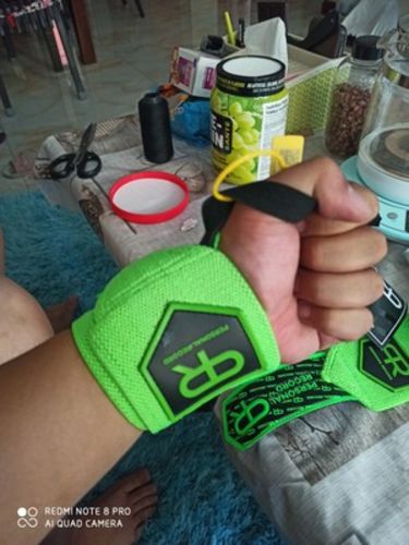 Customer photo review of Personal Record Heavy Duty Premium Straps-PR902- Black/Neon