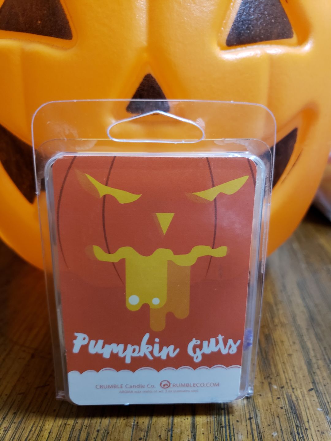 Customer photo review of Pumpkin Guts Wax Melt