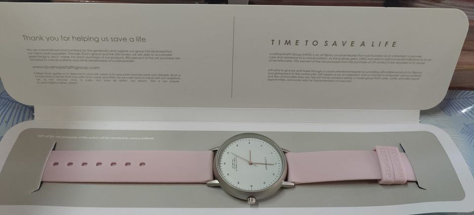 Customer photo review of Life Saver Watch 4.0 – Pink