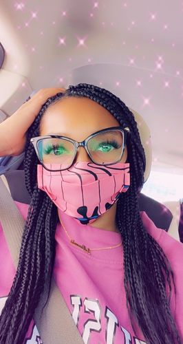 Customer photo review of PACK OF 6 ADULT REUSABLE FACE MASK