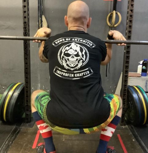 Customer photo review of Sons of Arthritis Premium Tee