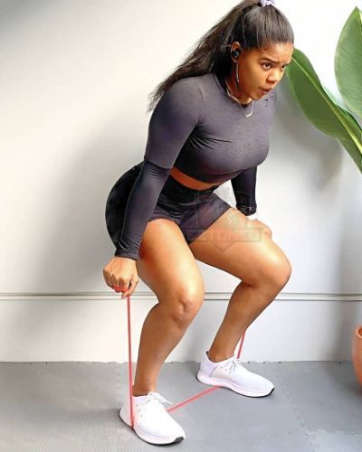 Customer photo review of Bandes Élastiques Resistance Femme™