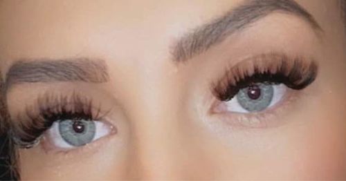 Customer photo review of 0.07 Easy Fan Russian Volume Cashmere Lashes (16 lines)
