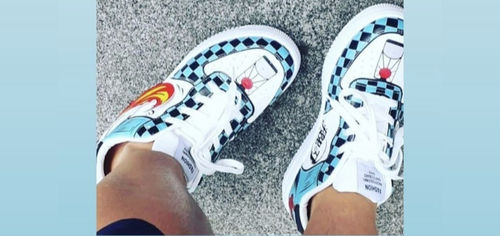 Customer photo review of Sneaker Demon Slayer - Tanjiro Kamado Basse