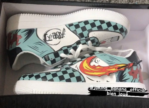 Customer photo review of Sneaker Demon Slayer - Tanjiro Kamado Basse