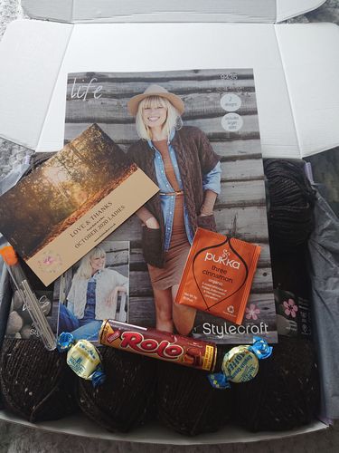 Customer photo review of Ladies Mystery Knitting Box