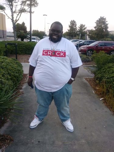 Customer photo review of Kicks Are The New Crack - Red on White T-Shirt