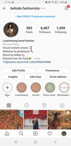 Customer photo review of BLOGGER IG HIGHLIGHT COVERS