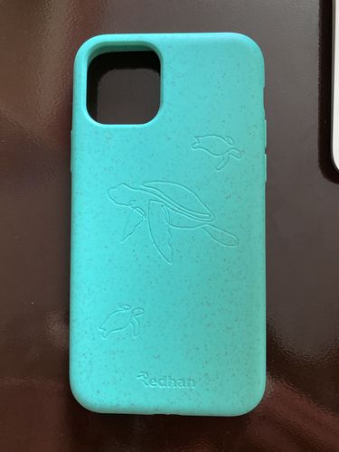 Customer photo review of Eco Friendly iPhone 11 Pro Phone Case - Turtle in Turquoise