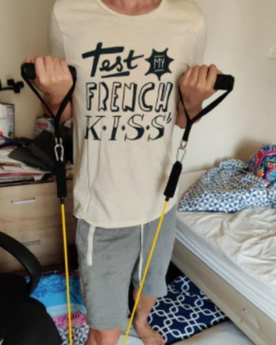 Customer photo review of Bandes Élastiques Resistance Femme™
