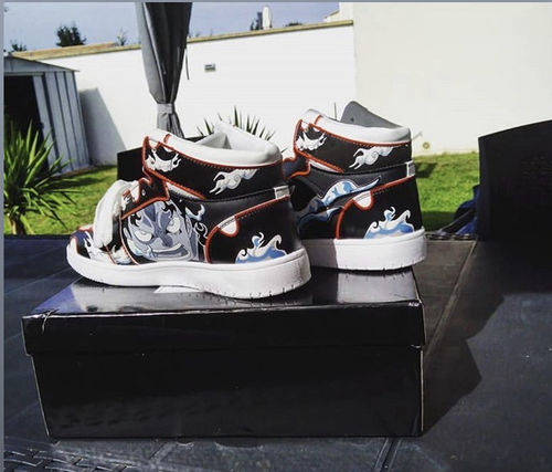 Customer photo review of Sneaker One Piece - Luffy Gear Fourth Montante