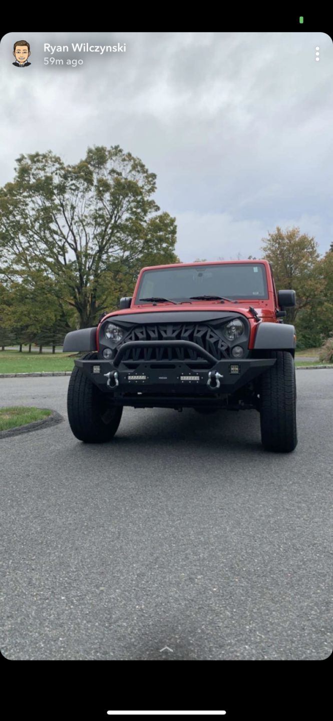 Customer photo review of Shark Grille - Matte Black (07-18 Wrangler JK )