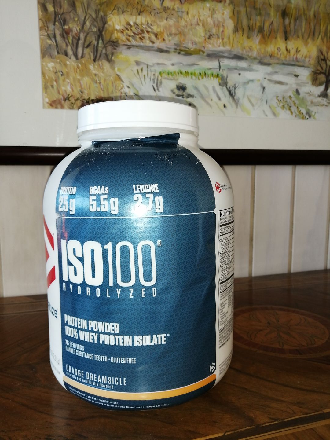 Customer photo review of Dymatize ISO100 Hydrolyzed Proteina Hidrolizada 5 Lb