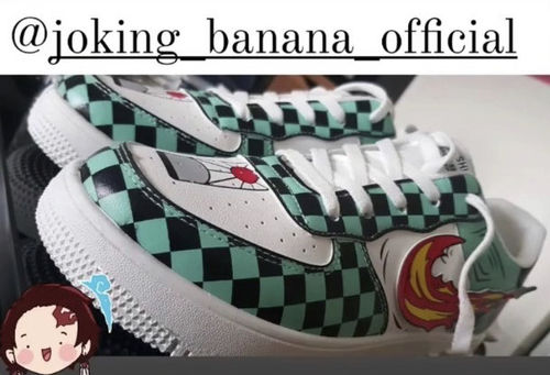 Customer photo review of Sneaker Demon Slayer - Tanjiro Kamado Basse