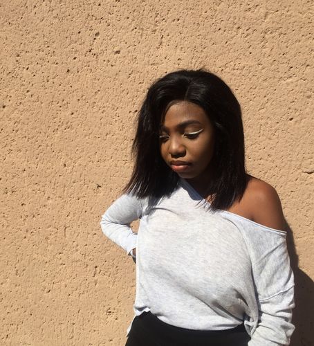 Customer photo review of Brazilian BLUSH 10A Bob Lace Wig - 12"