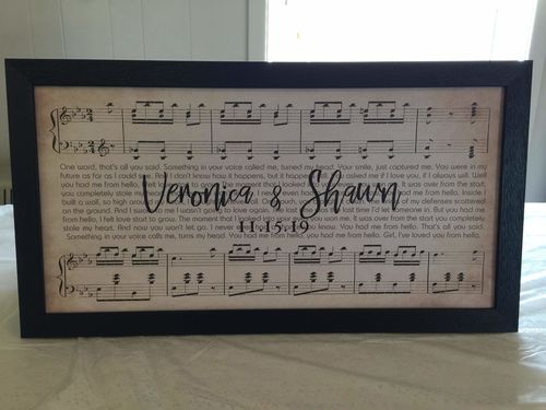 Customer photo review of Add A Black Frame To Your Canvas (Not Available For 30x60" Size)
