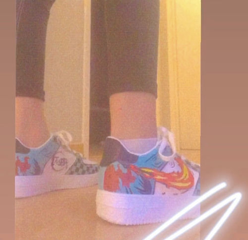 Customer photo review of Sneaker Demon Slayer - Tanjiro Kamado Basse