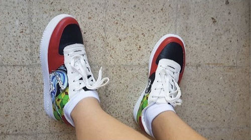 Customer photo review of Sneaker Demon Slayer - Giyu Tomioka