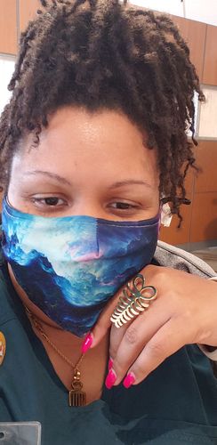 Customer photo review of Adinkra Aya XL Ring