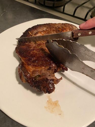 Customer photo review of Rib Eye Steak