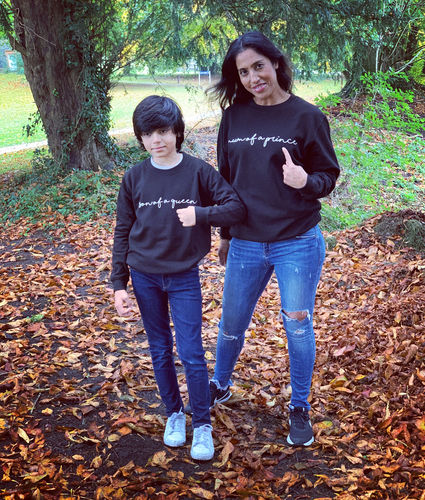 Customer photo review of Mum Of A Prince/Son Of A Queen Matching Sweatshirts (MRK X)