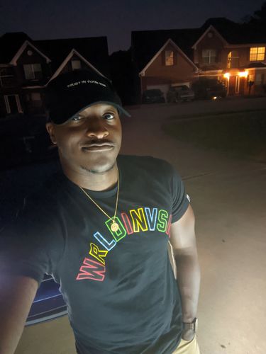 Customer photo review of Compass Pendant (Gold)