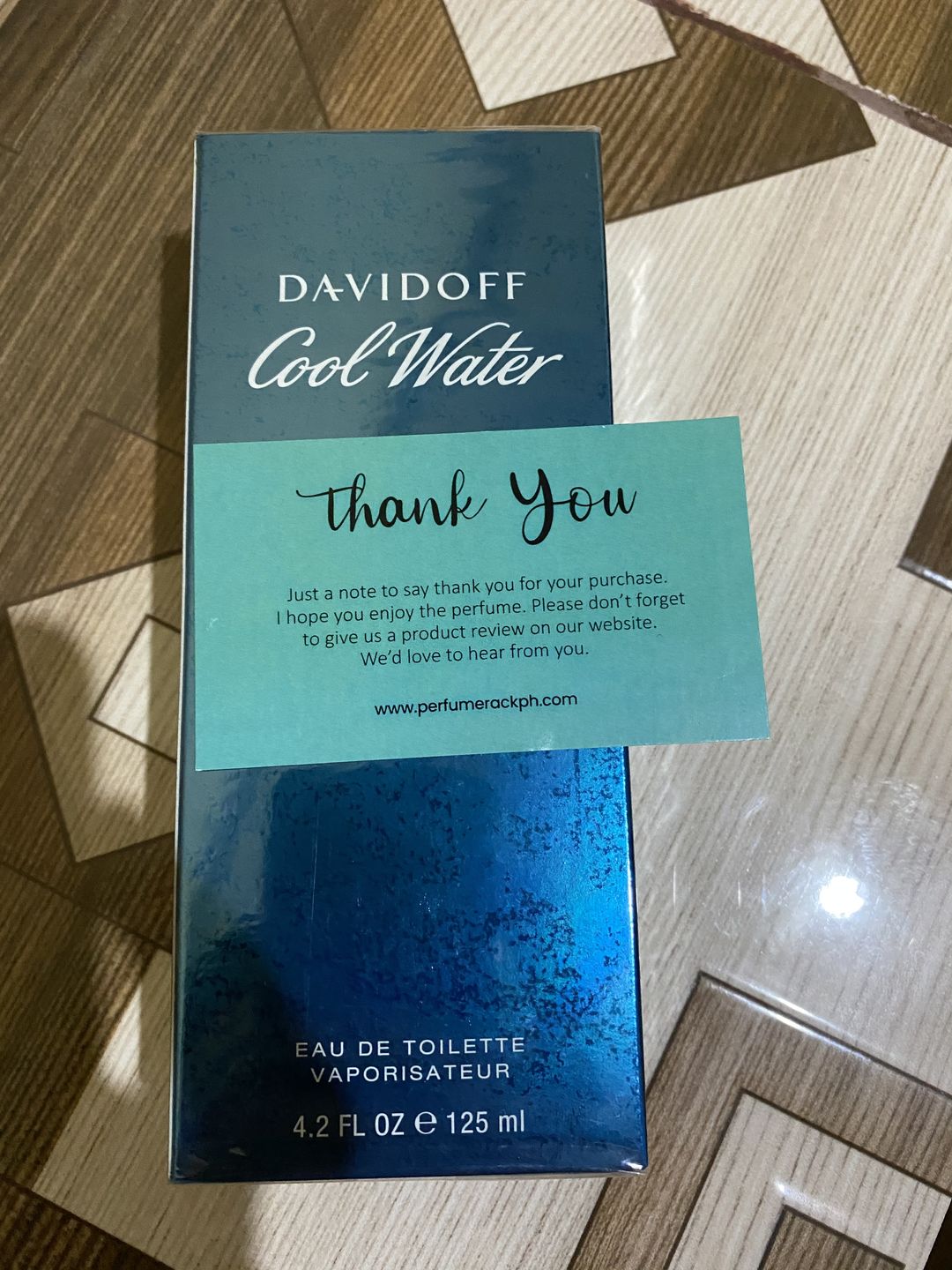 Customer photo review of Cool Water by Davidoff  Eau De Toilette Men's 125ml