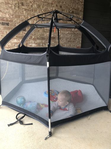 Customer photo review of Pop N' Go® Playpen
