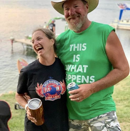 Customer photo review of This Happens Premium Tee