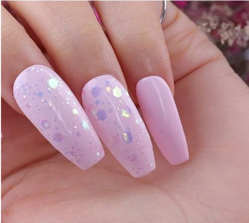 Customer photo review of AwsmColor by Makartt 6 Color Pastel Pink Gel Polish Set K6