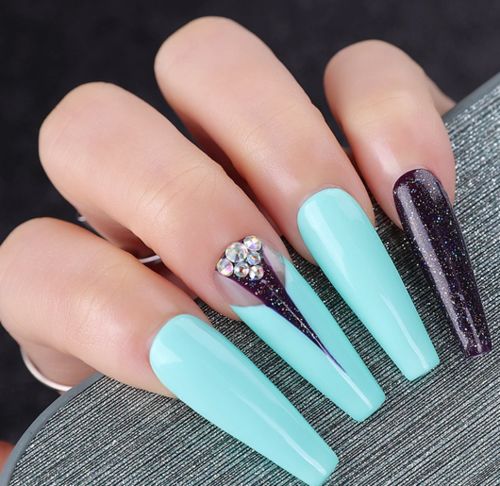 Customer photo review of AwsmColor by Makartt 6 Color Tranquil Teal Gel Polish Set K9