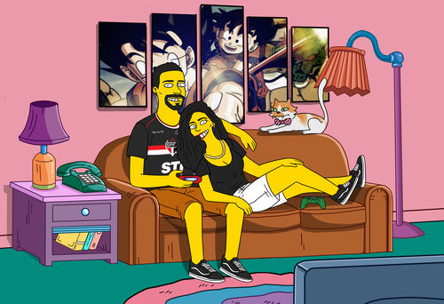 Customer photo review of RETRATO EM ARQUIVO DIGITAL FAMILIA AMARELA