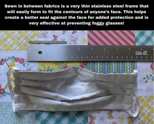 Customer photo review of Mask Insert - Straight - 100 Count