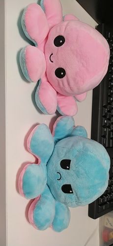 Customer photo review of Moody Octopus Plush
