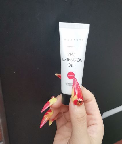 Customer photo review of House of Florists 12 Color Nail Extension Gel Kit