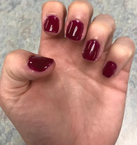 Customer photo review of AwsmColor by Makartt 6 Color Red Burgundy Wine Gel Polish Set K5