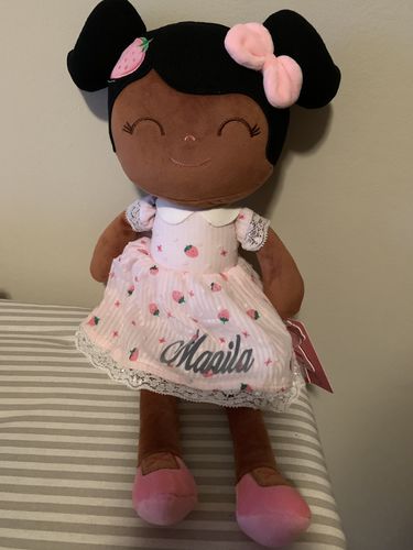 Customer photo review of Personalized Leyadoll (Strawberry) with Gift Bag - 2 Skin Tones