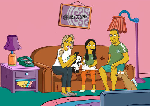 Customer photo review of RETRATO EM ARQUIVO DIGITAL FAMILIA AMARELA