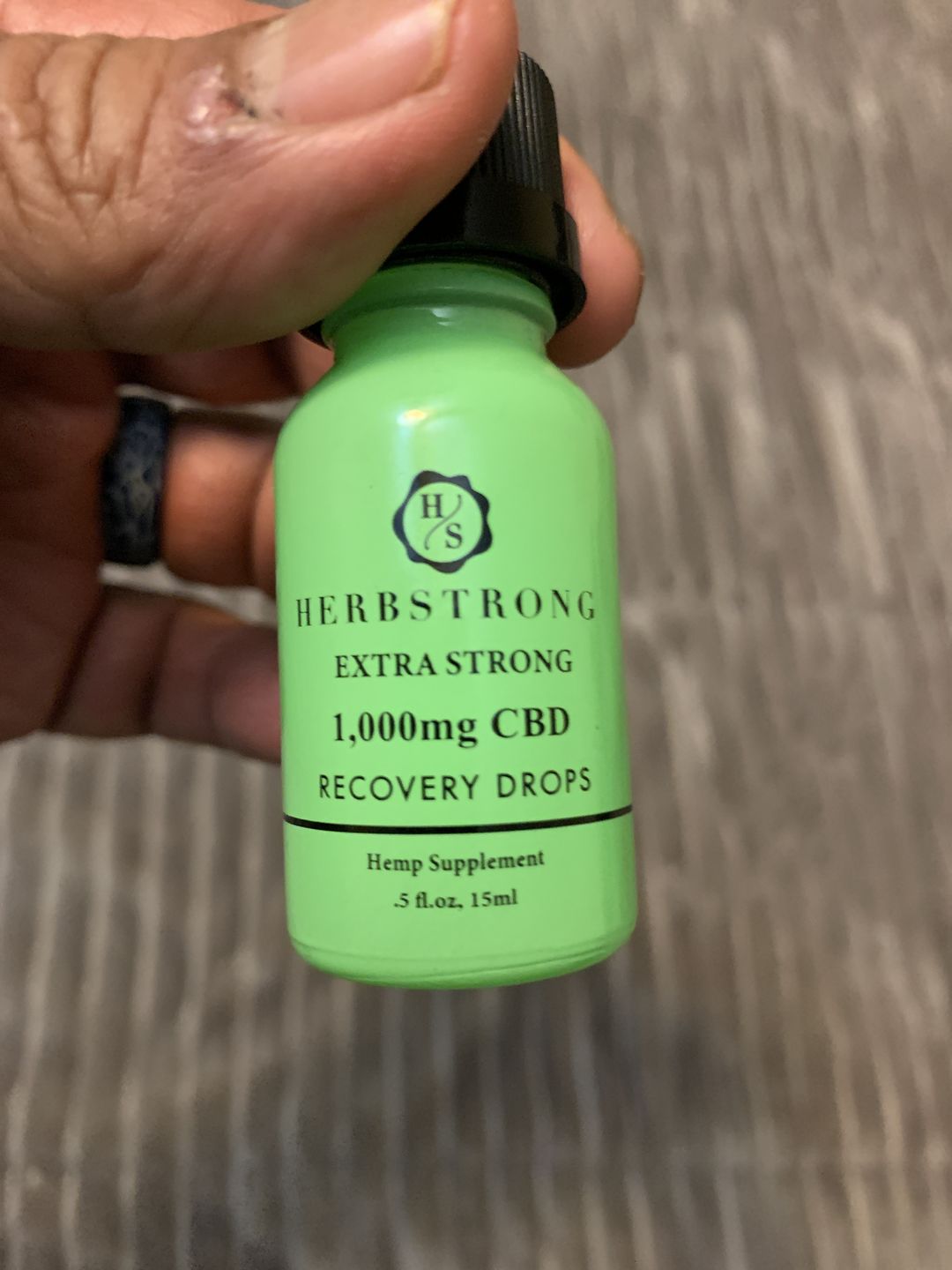 Customer photo review of Extra Strong Recovery Drops