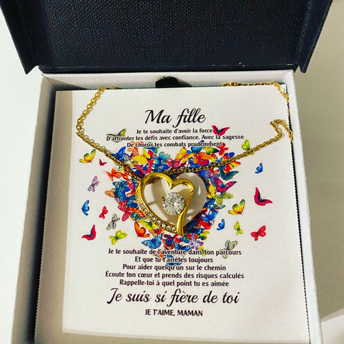 Customer photo review of À MA FILLE - MAMAN - LA FORCE - AMOUR INFINI - COLLIER