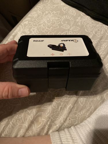 Customer photo review of Sniper RD22F Red Dot Red and Green Reflex Sight with 4 Reticles