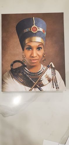 Customer photo review of The Egyptian Queen - Custom Canvas