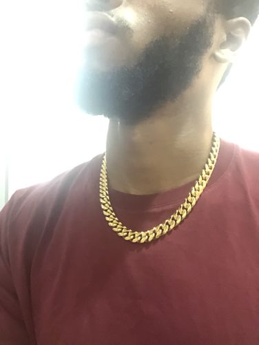 Customer photo review of Cuban (Gold) 12mm